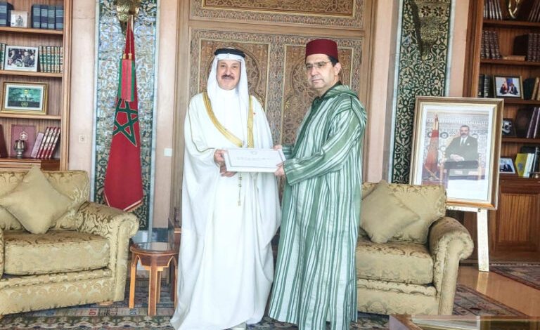 Photo of بوريطة يستقبل سفير مملكة البحرين حاملا رسالة خطية للملك