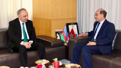 Photo of البلاوي يبحث مع المدعي العام الأذربيجاني تعزيز التعاون القضائي و مكافحة الجريمة العابرة للحدود