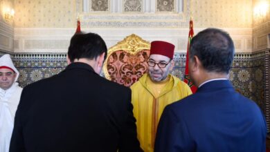 Photo of جلالة الملك محمد السادس يستقبل سفراء أجانب بالقصر الملكي بالرباط لتقديم أوراق اعتمادهم الرسمية