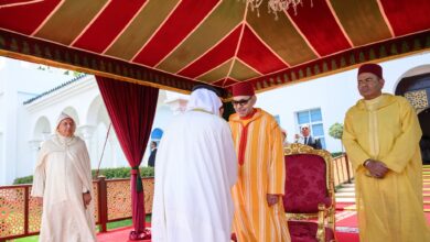 Photo of جلالة الملك محمد السادس يترأس بالمضيق حفل استقبال بمناسبة عيد العرش المجيد